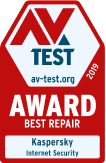AV-TEST Award 2019 Best Repair