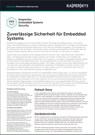 Zuverlässige Sicherheit für Geldautomaten, Kioske, POS-Systeme