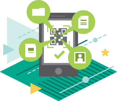 Scannt Codes zum Öffnen von Texten, Bildern und mehr Scannt Codes zum Öffnen von Texten, Bildern und mehr